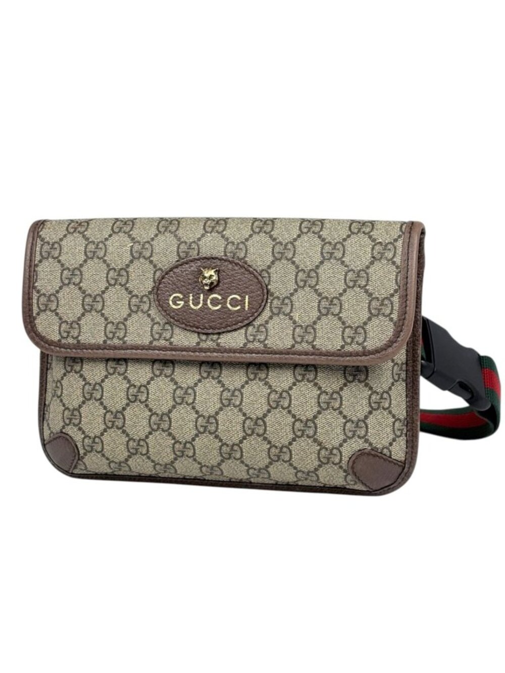 Gucci Belt Bag GG Pattern Waist Supreme Brown